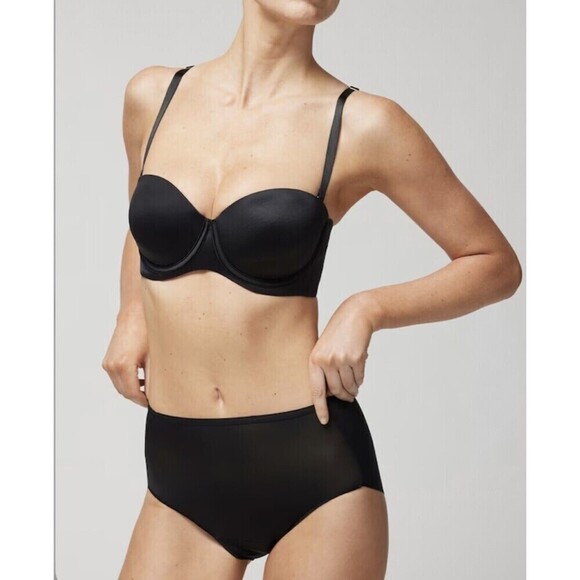 Soma Brief Vanishing Edge Micro Modern Brief  Panty in Hunter Green XL - Picture 4 of 7